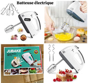 KIT PROMO Mandoline Multifonctions+ Batteuse Électrique + Coupe Légume en acier Inoxydable