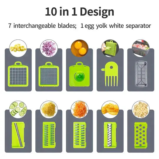 Coupe-légumes  multifonctionnel 12 en 1